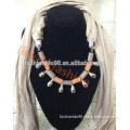 European style hot selling sexy lady jersey knitted beaded scarf